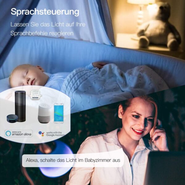 LoraTap 2er Pack WiFi Relais Schalter, Kompatibel mit Alexa & Google... - Image 4