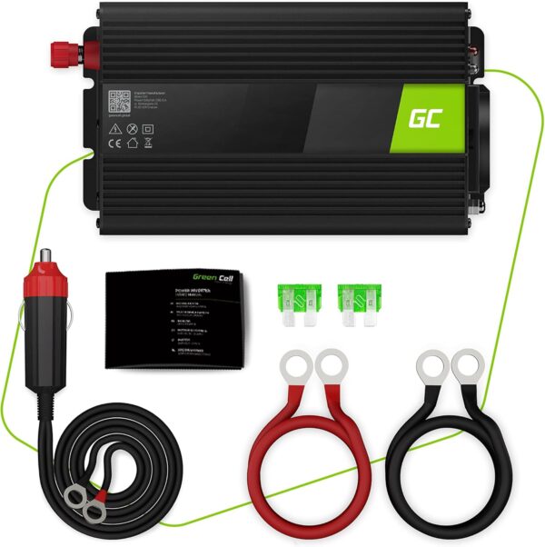 Green Cell® 300W/600W 12V auf 230V Sine Wave Volt kfz 12V, 300W - Image 7