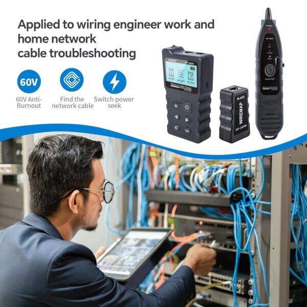 NOYAFA NF-8209 Erweiterte Kabel Tester mit PoE Multifunktions Draht Tracker... - Image 3