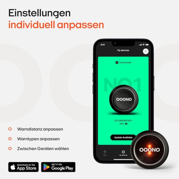 OOONO CO-DRIVER NO1: Warnt vor Blitzern und Gefahren im Straßenverkehr in... - Image 4