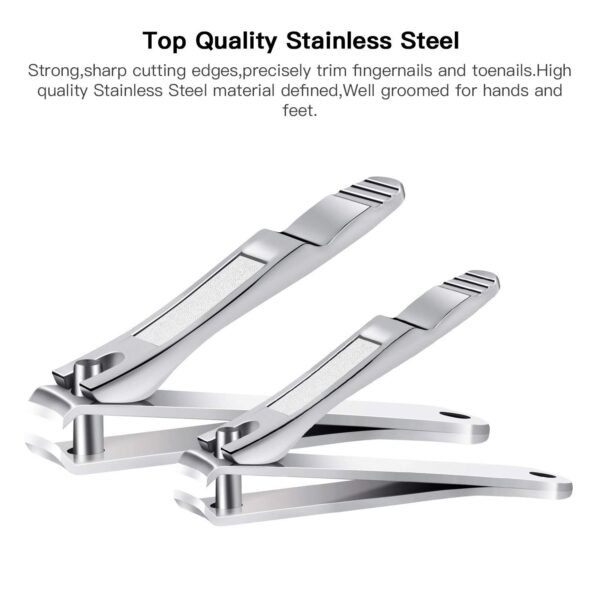 Nagelknipser Groß Für Fingernägel Und Fußnägel - Nail Clipper 2 Stücke... - Image 2