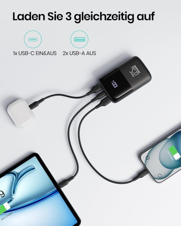 INIU Power Bank, 22.5W Fast Charging 10000mAh PowerBank Klein Aber Stark,... - Image 6