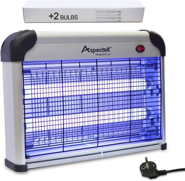 ASPECTEK Insektenvernichter elektrisch 20W – Fliegenvernichtung mit HR2833