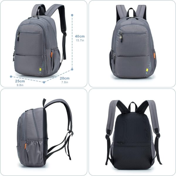 SPAHER Reiserucksack Ryanair Handgepäck 40x20x25cm Laptop Rucksack 15,6 Grau - Image 7
