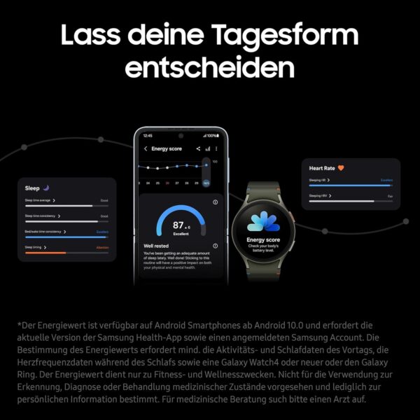 Samsung Galaxy Watch7 Smartwatch, Fitness-Uhr, 40mm Gehäuse, Cream - Image 5