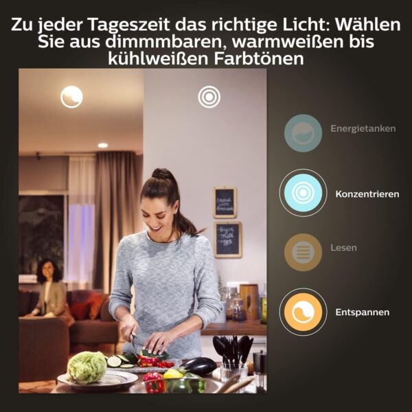 Philips Hue White & 4 Stück (1er Pack), Farbton Weiß + Farbambiente - Image 5