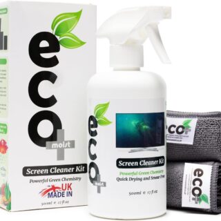 Natürliches Bildschirmreinigungsspray 500 ml & 2 x wiederverwendbares 500