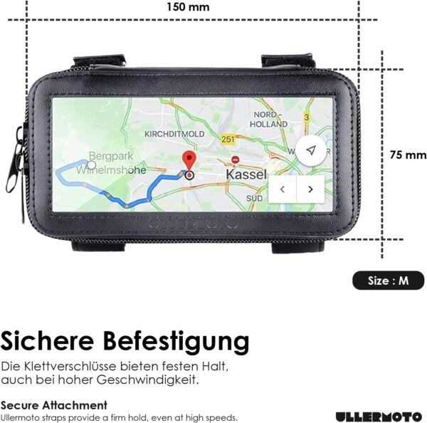 Ullermoto Motorrad Handyhalterung [Designed in Germany] – M - Image 5