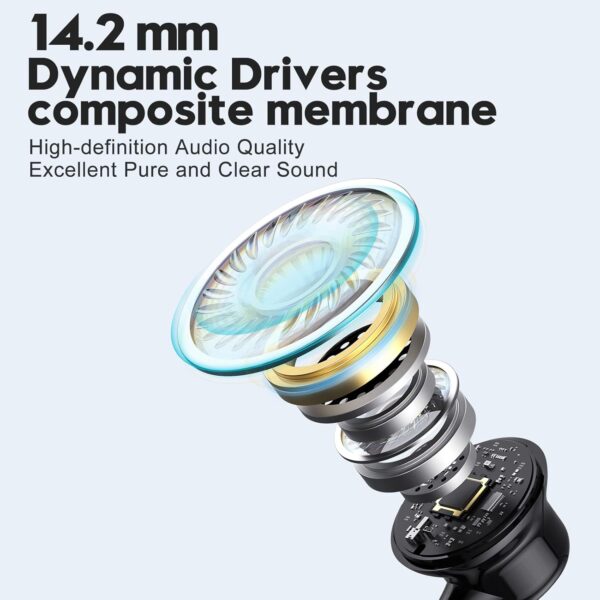 USB C Kopfhörer für Samsung Galaxy S24 S23 Ultra S22 S21 FE S20 A53 Schwarz - Image 3