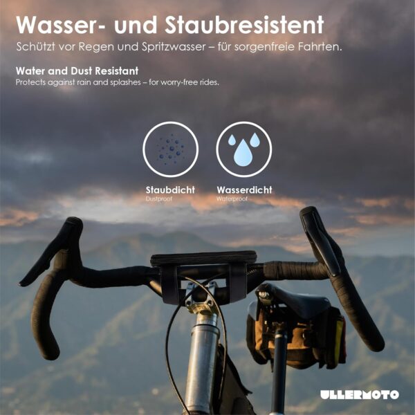Ullermoto Motorrad Handyhalterung [Designed in Germany] – M - Image 2
