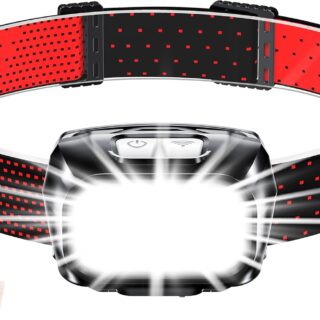 Blukar LED Stirnlampe Wiederaufladbar, 2000 Lumen Ultra Kopflampe Stufenlos...