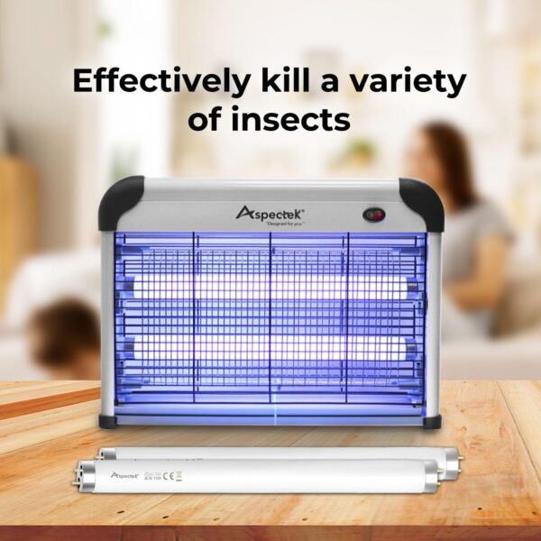 ASPECTEK Insektenvernichter elektrisch 20W – Fliegenvernichtung mit HR2833 - Image 7