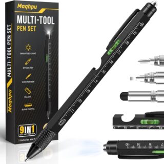 Vatertagsgeschenk, Vatertagsgeschenk für Papa, 9 IN 1 Multifunktions Schwarz