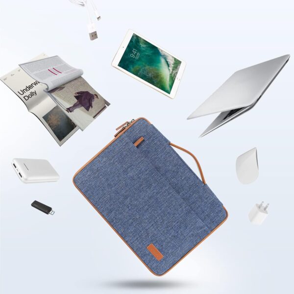 15.6 Zoll Wasserdicht Laptop Tasche Sleeve Case Notebook Zoll, Blau - Image 6
