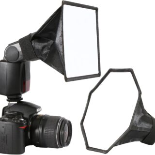 waka Universal-Blitzdiffusor Blitzgeräte-Softbox Set