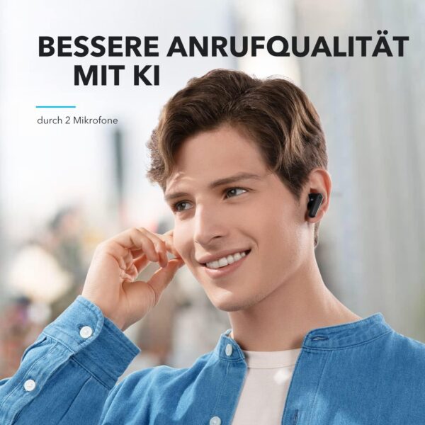 soundcore by Anker P20i Kabellose Bluetooth Kopfhörer in-Ear, 10mm Schwarz - Image 6