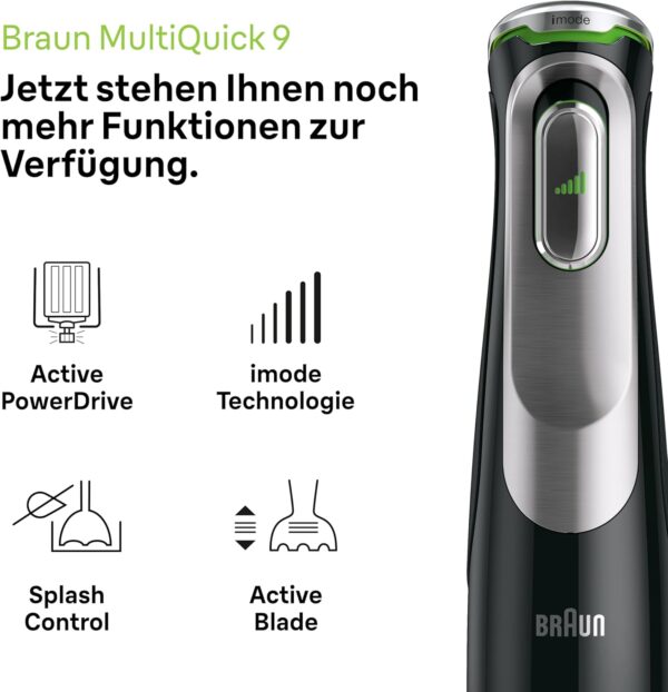 Braun MultiQuick 9 MQ 9187XLI – 5-in-1 Stabmixer mit... - Image 2
