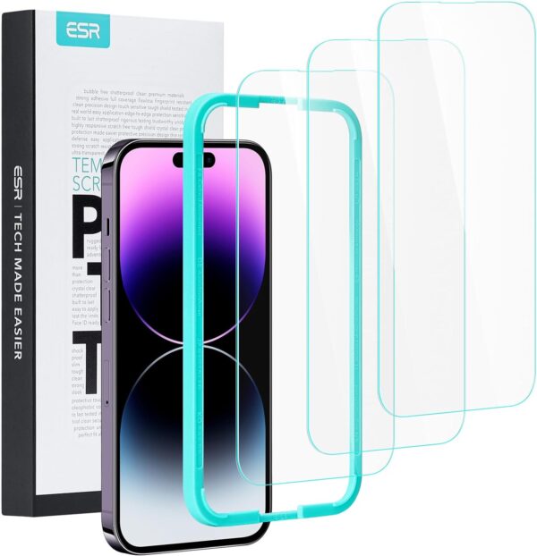 ESR für Panzer Glass iPhone 14 Pro Max, Displayschutz x3