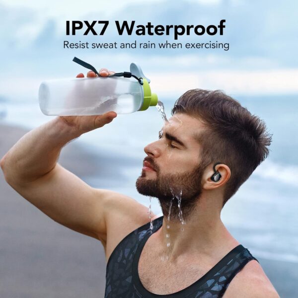 Bluetooth Kopfhörer Sport, Kabellos 5.3, In Ear black - Image 5