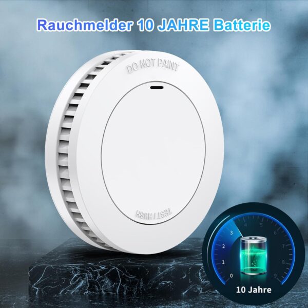 XINDUM Rauchmelder 10 Jahre Batterie, Mini Rauch Melder mit 1 Stück - Image 2