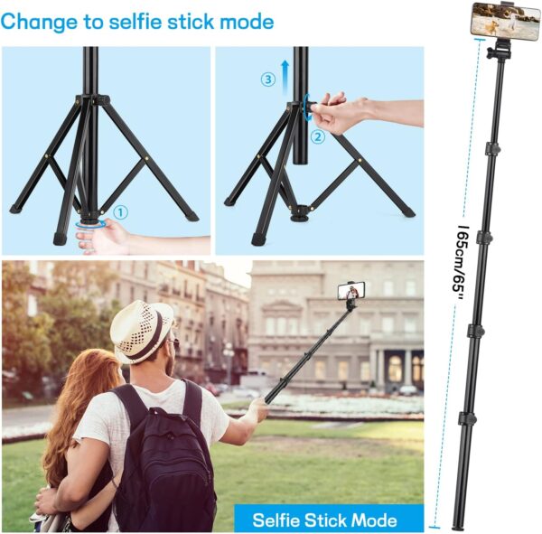 Victiv Handy Stativ Ständer, 172cm Smartphone Stative, Tripod für - Image 3