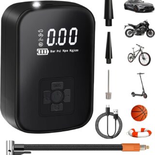 motomoyo Luftpumpe, 150PSI Mini Luftkompressor Fahrradpumpe Elektrisch mit...