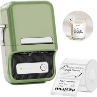 NIIMBOT B21 Bluetooth Etikettendrucker, Beschriftungsgerät Grün