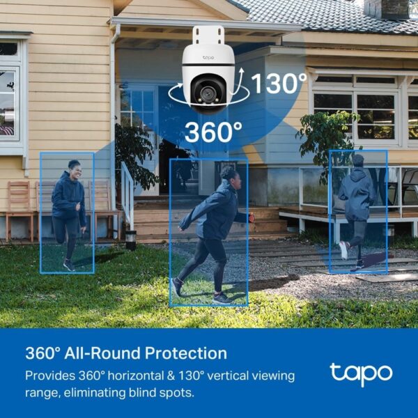 TP-Link Tapo C510W Kameraüberwachung aussen, WLAN IP Kamera, 360°... - Image 4
