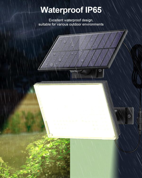 Solarlampen für Außen mit Bewegungsmelder Warmes 2 Stück-Warmes Licht - Image 4