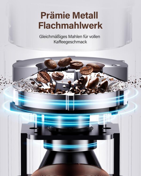 Kaffeemühle, Kaffeemühle Elektrisch mit 25 Mahleinstellungen, Coffee Grinder... - Image 6
