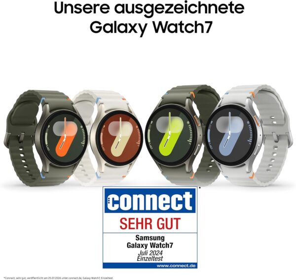 Samsung Galaxy Watch7 Smartwatch, Fitness-Uhr, 40mm Gehäuse, Cream - Image 3