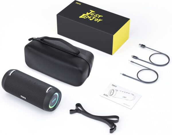 MIFA A90 Bluetooth Lautsprecher 60W kabellos IPX7 wasserdicht RGB-LED-Licht... - Image 7