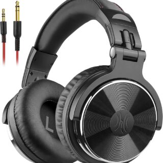 OneOdio Over Ear Kopfhörer mit Kabel, 50mm Treiber, Bassklang, 6.35 & Schwarz