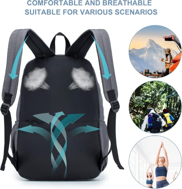 SPAHER Reiserucksack Ryanair Handgepäck 40x20x25cm Laptop Rucksack 15,6 Blau - Image 6
