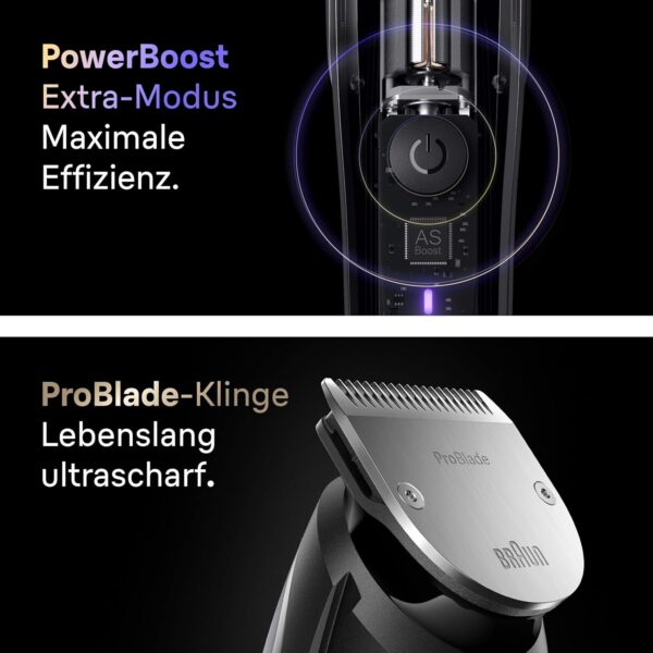 Braun Barttrimmer Series 9, mit 14 Barber-Tools, Power Boost & Lebenslang... - Image 3