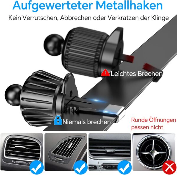 Handyhalterung Auto für Magsafe Autohalterung【20 Starke Magnet】Handy Schwarz - Image 7