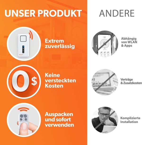 Home Alarm System Kit X1 XLPIR - Alarmanlage mit 2 Fenster- oder Tuer... - Image 2