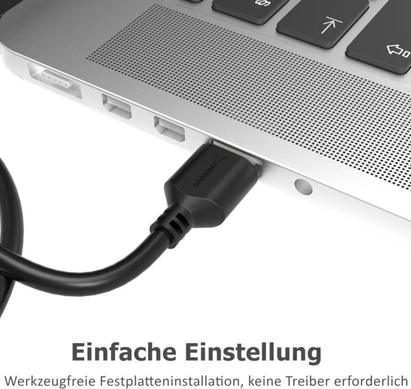 SABRENT SATA USB Adapter SSD HDD 2,5 Zoll Festplattenadapter USB, 5Gbps Data... - Image 6