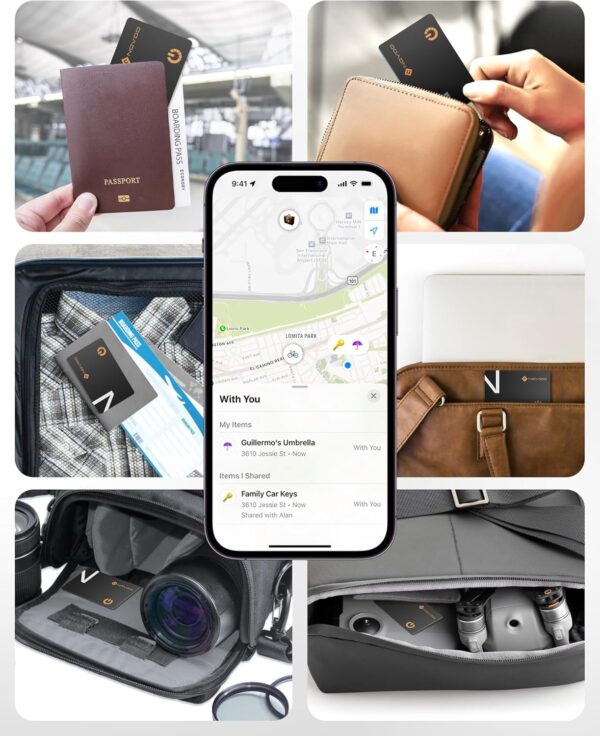 Air Tag Karte Smart Wallet Tracker Card Bluetooth Thin 1,6mm... - Image 8